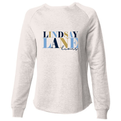 Colorfull Lindsay Lane  - Women's California Wave Wash Crewneck Sweatshirt Thumbnail